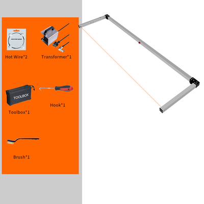 1370mm CE Hot Wire Bow เครื่องตัดโฟม 300mm 110V-240V