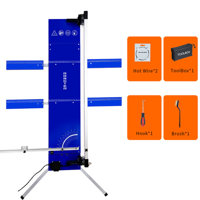 เครื่องตัดลวดร้อนแบบตั้งโต๊ะ ฉนวน XPS สีน้ำเงิน