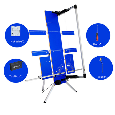 เครื่องตัดลวดร้อนสีน้ำเงิน 110V-240V พร้อมปีก