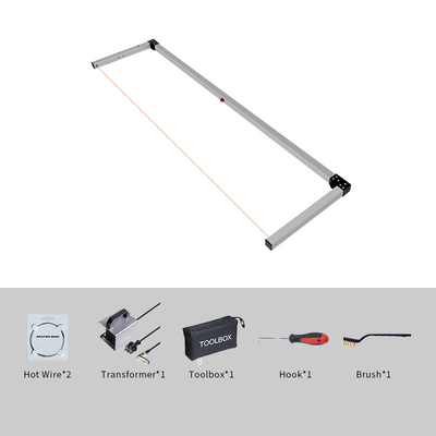 เครื่องตัดโฟมลวดร้อนอลูมิเนียมอัลลอยด์แบบโบว์ 200W