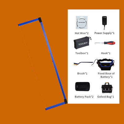160W 110-240V เครื่องตัดโฟมแบบใช้มือถือ Hot Wire Bow 300mm