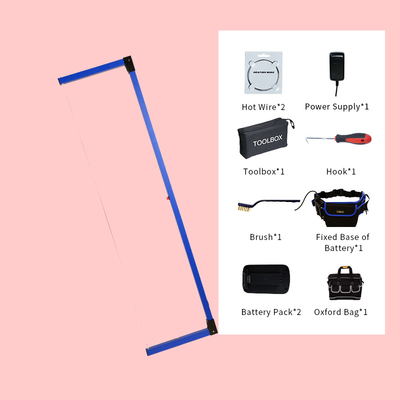 160W 110-240V เครื่องตัดโฟมแบบใช้มือถือ Hot Wire Bow 300mm