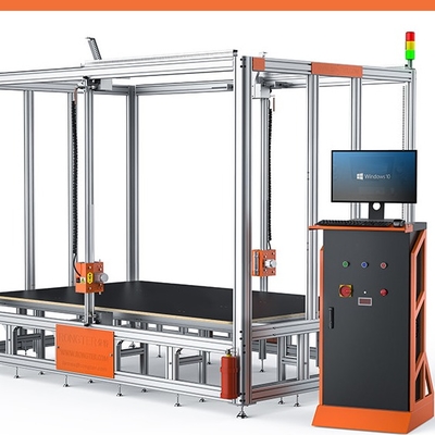 โครงอลูมิเนียม CNC Hot Wire เครื่องตัดโฟม 110-240V 4 Axis